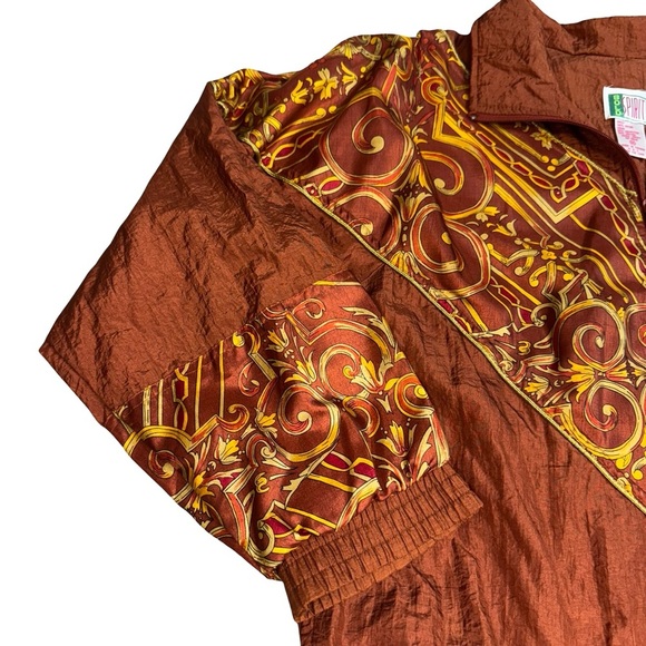 Vintage Brown Patterned Women's Jacket - Picture 4 of 10